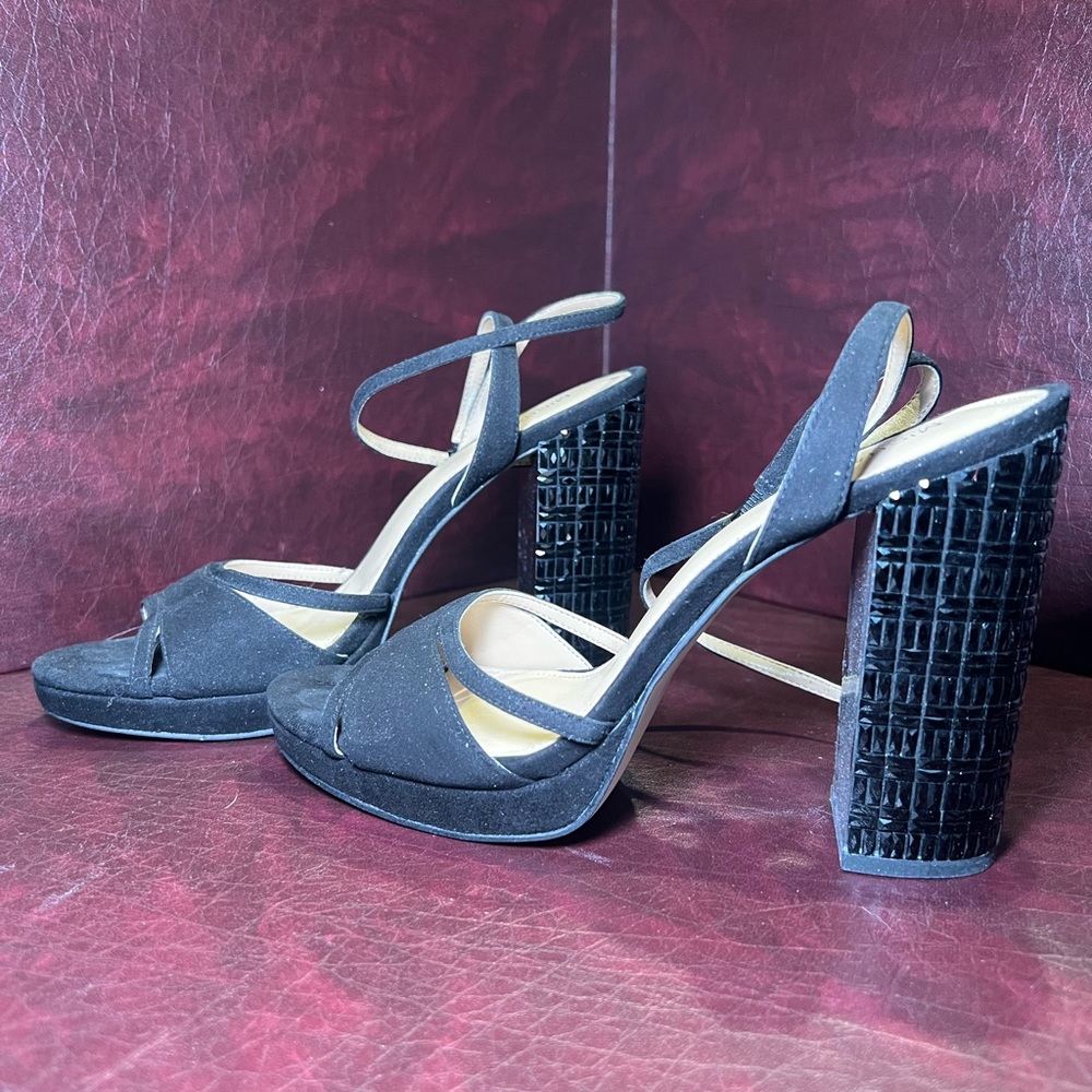MICHAEL Michael Kors Black embellished heels. Size 8.5 NEVER WORN
